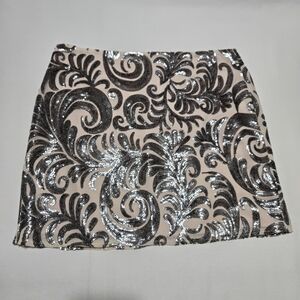 1. State Sequin Mini Skirt sz M